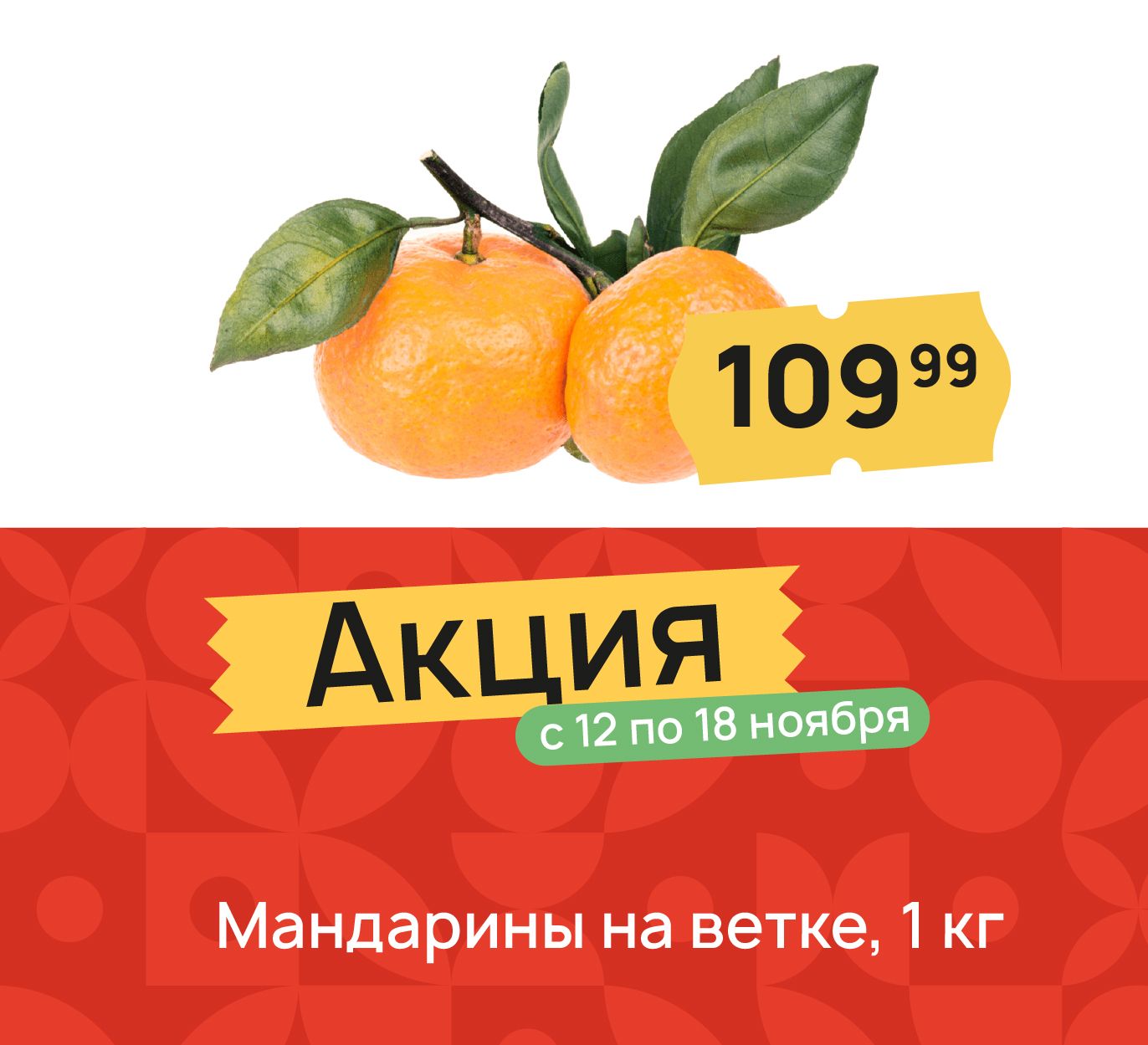 Мандарины ветка